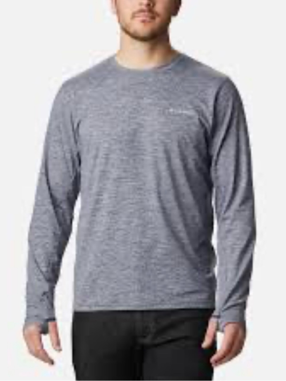 Columbia Tech Trail Long Sleeve Crew Shirt Size LT